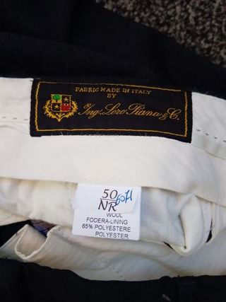 Pantaloni Uomo LORO PIANA Sartoriali Vintage tg 50
