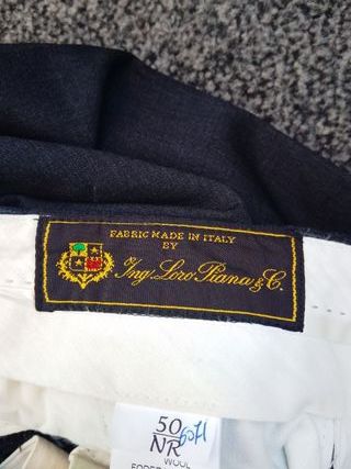 Pantaloni Uomo LORO PIANA Sartoriali Vintage tg 50