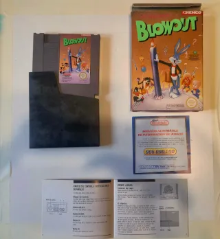 Videojuego NES Blowout