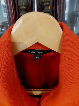 Chaqueta Tara Jarrón Talla 40 Naranja