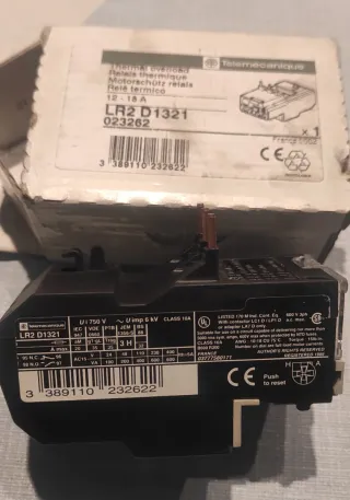 Relé Térmico Telemecanique LR2 D1321 12-18A