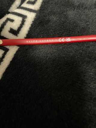 Gafas Polo Ralph Lauren Negras y Rojas