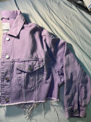 Chaqueta vaquera crop