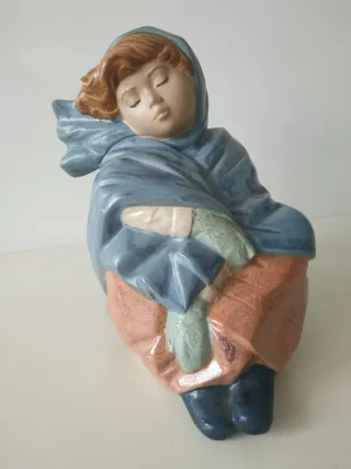 Figura Nadal Niña Durmiendo