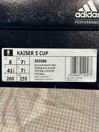 Adidas Kaiser 5 Cup SG Piel Made in Germany