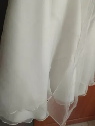 Vestido de niña para comunión blanco