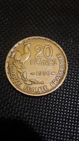 Moneda Francesa República 20 francs