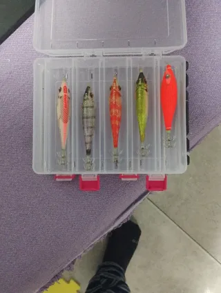 Caja señuelos pesca