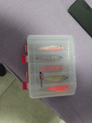 Caja señuelos pesca