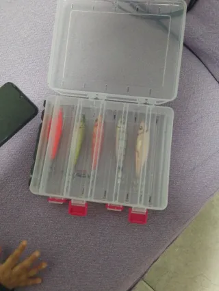 Caja señuelos pesca