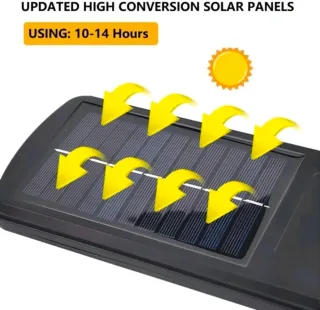 2 Lampioncini Solari 120 LED Sensore e Telecomando