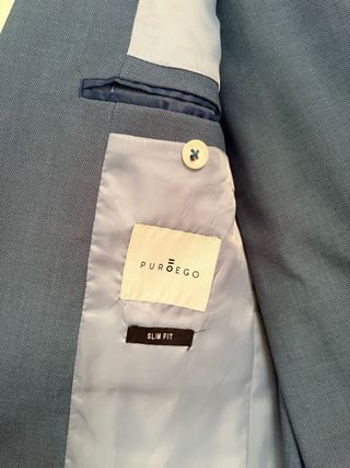 Traje de chaqueta completo Puro Ego azul