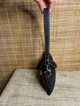 Borsa a spalla Hermès vera pelle nera