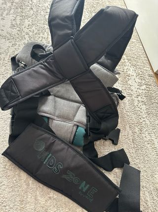 Mochila Porta Bebé Jane Gris