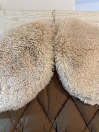 Abrigo acolchado mujer marrón