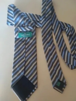 Corbata Italiana Andrew's Ties Seda Rayas