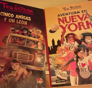 2 Libros lectura infantiles tea stealton