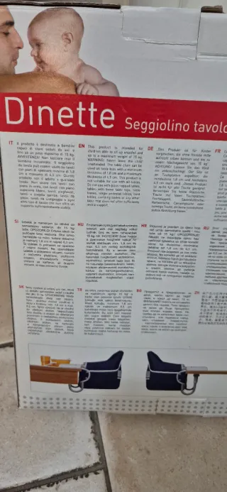 Seggiolino da tavolo Brevi Dinette art.490