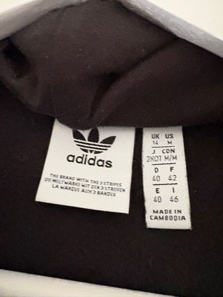 Sudadera Adidas Mujer Negra y Dorada