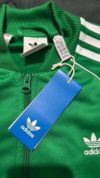 Chaqueta Adidas Verde Talla 13/14