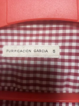 Camisa de caballero cuadros roja y blanca