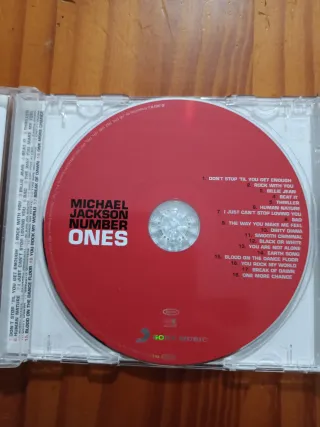 3 CDs Michael Jackson: Thriller, Bad, Number Ones