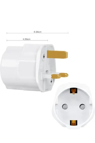 Adaptador Enchufe EU a UK