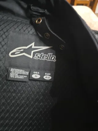 Chaqueta Moto Cuero Alpinestar Mujer