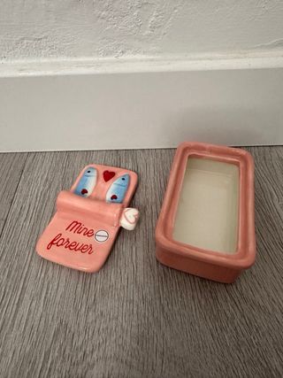 Contenitore ceramica rosa Mine forever