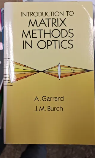 Matrix methods in optics.Optica.Fisica.