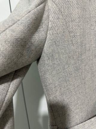 Abrigo Mango Gris Talla L