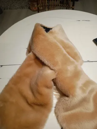 Estola/Bufanda Zara Rosa y Negra Nueva