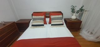 Dormitorio madera atemporal