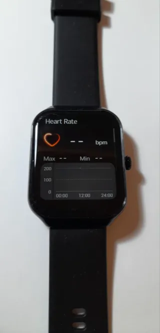 Reloj deportivo negro