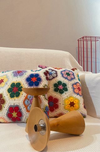 Coppia di Portacandele in Legno Vintage IKEA