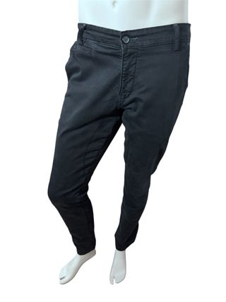 Pantaloni uomo Rifle fustagno nero