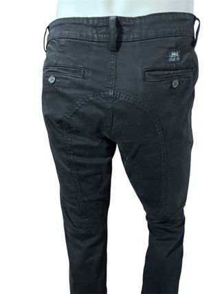 Pantaloni uomo Rifle fustagno nero