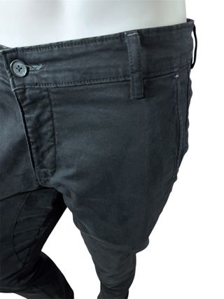 Pantaloni uomo Rifle fustagno nero