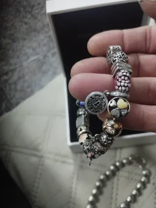 Pulsera Pandora Mujer 21 Elementos de plata