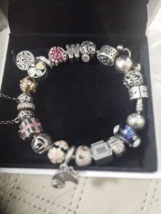 Pulsera Pandora Mujer 21 Elementos de plata