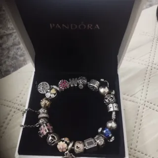 Pulsera Pandora Mujer 21 Elementos de plata