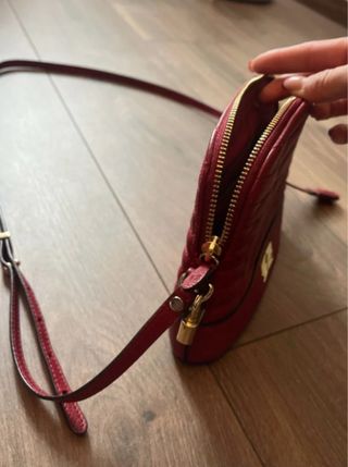 Tracollina Pelle Sandro Paris Rossa/bordeaux