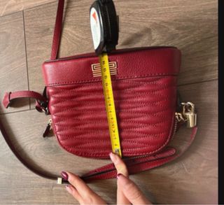 Tracollina Pelle Sandro Paris Rossa/bordeaux