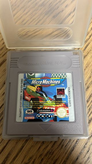 Micro Machines micromachines game boy region ita