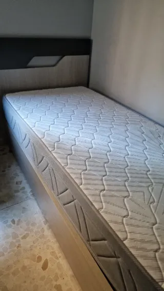 Canapé y colchón 90x190 cm