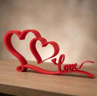 Portachiavi I Love You Cuore Rosso