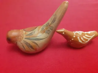 Figuras pájaros cerámica México