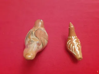 Figuras pájaros cerámica México