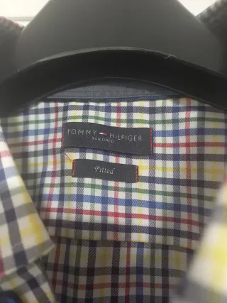 Camisa Tommy Hilfiger Cuadros Talla L