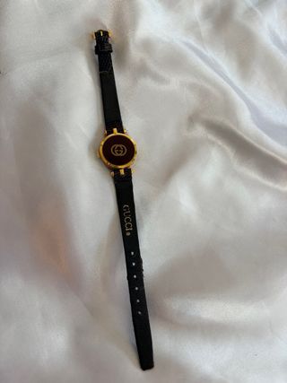 Reloj Gucci Años 80 Oro y Marrón